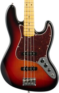 Fender American Pro II Jazz Electric Bass, Maple Fingerboard (with Case), 3-Color Sunburst