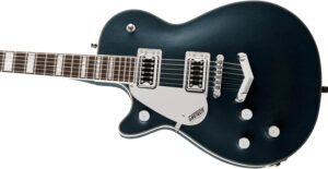 Gretsch G5220LH Electromatic Jet BT Single-Cut Electric Guitar with V-Stoptail, Laurel Fingerboard (Left-Handed, Jade Grey Metallic)