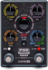Line 6 POD Express Bass Multi-FX and Amp Modeling Peda
