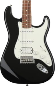 Fender Player Stratocaster HSS Electric Guitar, Black, Pau Ferro Fingerboard