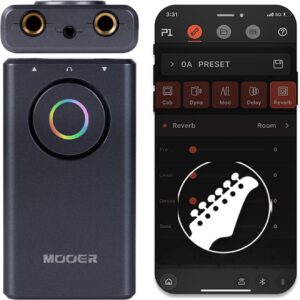 MOOER Prime P1 Multi-Effects Processor Headphone Amp, Bass Guitar Pedals with 126 Effects, Tuner, Amp, Metronome for Practice and Performance