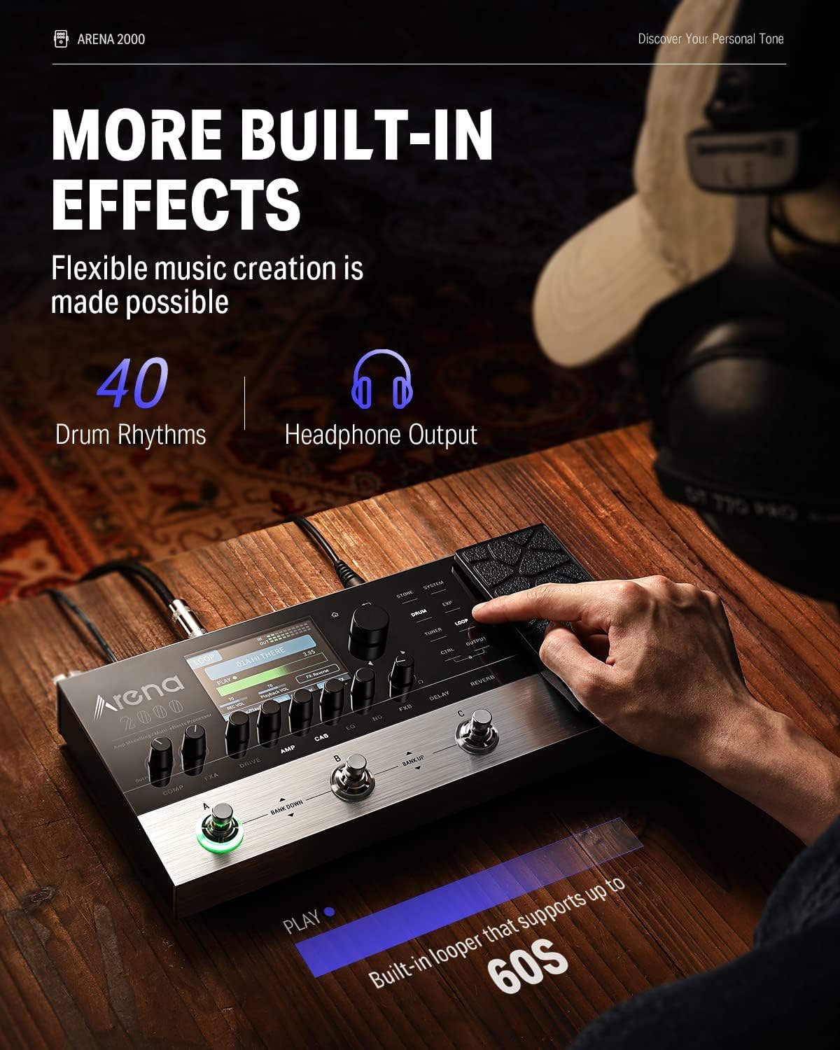 Donner Arena 2000 guitar effects processor