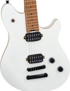EVH Wolfgang Standard Tuna-Matic Electric Guitar in Cream White with Baked Maple Neck.