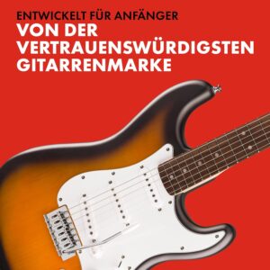 Squier Debut Collection Stratocaster electric guitar in 2-Colour Sunburst