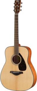 Yamaha FG800 acoustic guitar in natural finish
