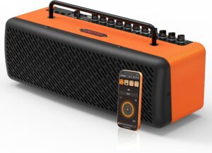 JOYO JAM BUDDY III orange desktop guitar amplifier with wireless transmitter