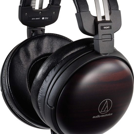 Audio-Technica ATH-AWKT Closed-Back Wood Headphones