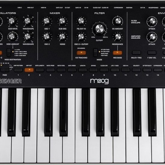 Moog Messenger Monophonic Analog Synthesizer, 32-Key